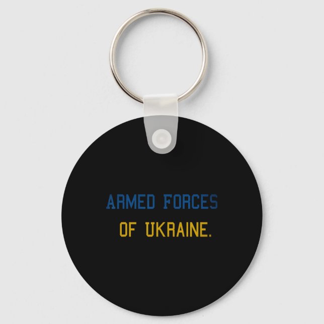 Armed Forces Of Ukraine.  Key Ring (Front)