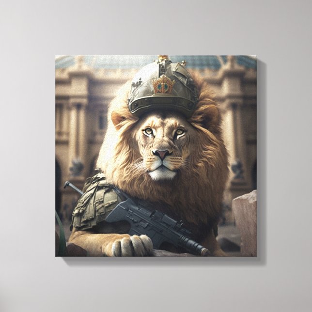 Armed Lion canvas (Front)