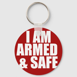 Armed & Safe Key Chain