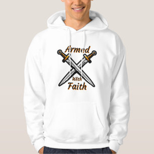 Armed With Faith Biblical Quote Men's Hoodie