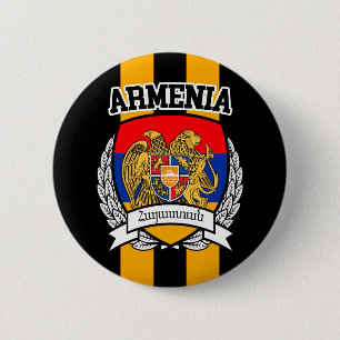 Armenia 6 Cm Round Badge