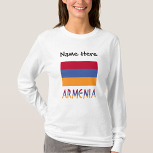 Armenia and Armenian Flag Personalised  T-Shirt