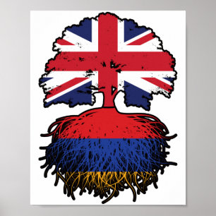 Armenia Armenian British UK United Kingdom Britain Poster