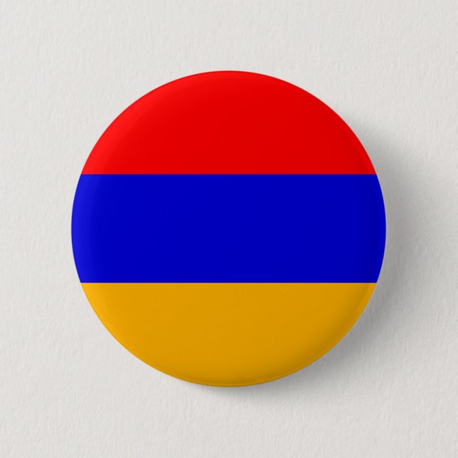 Armenia - Armenian Flag 6 Cm Round Badge (Front)