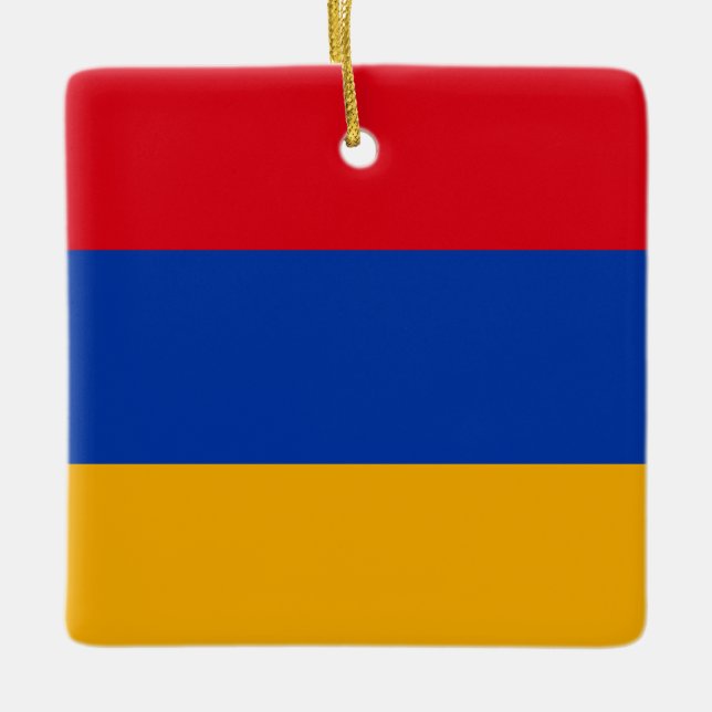 Armenia (Armenian) Flag Ceramic Ornament (Front)