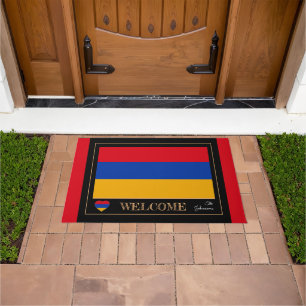 Armenia & Armenian Flag mats /sports Welcome