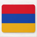 Armenia (Armenian) Flag Mouse Pad<br><div class="desc">Customisable World Flag Products - Please feel free to add your own text.</div>