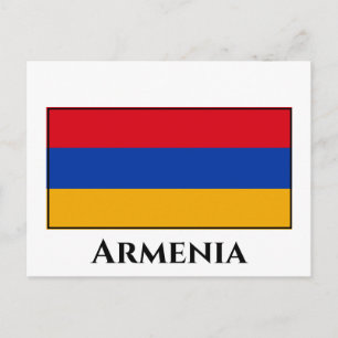Armenia (Armenian) Flag Postcard