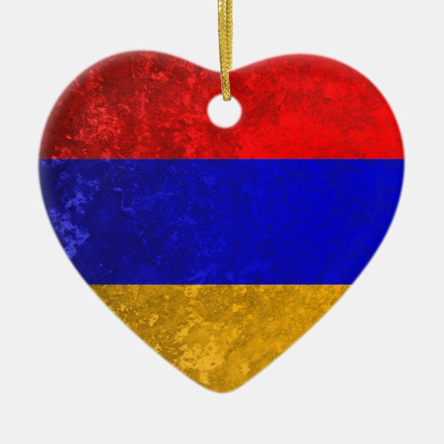 Armenia Ceramic Tree Decoration (Front)