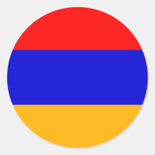 Armenia Classic Round Sticker