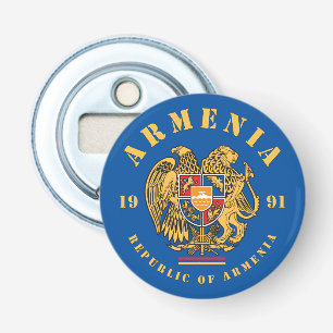 Armenia Coat of Arms Bottle Opener