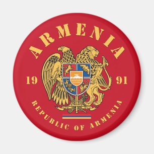 Armenia Coat of Arms Magnet