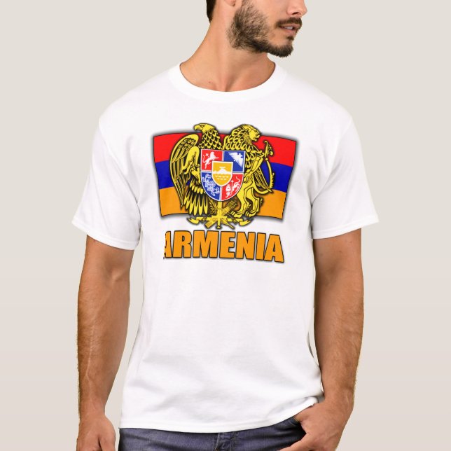 Armenia Coat of Arms T-Shirt (Front)