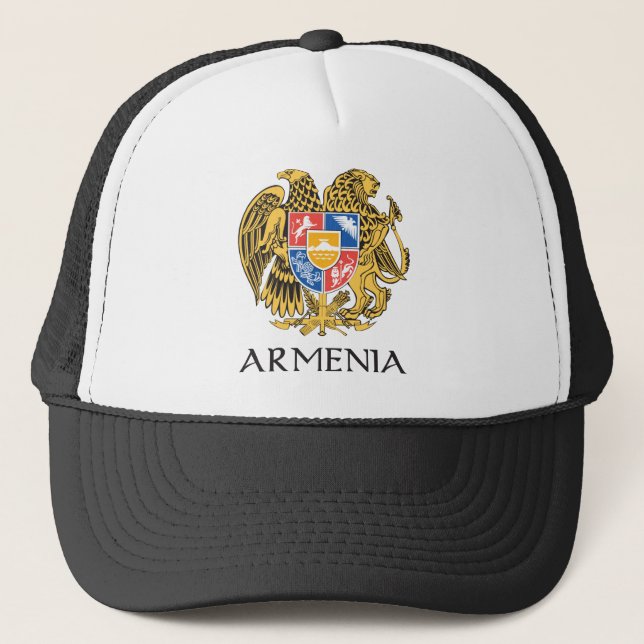 Armenia Coat of Arms Trucker Hat (Front)