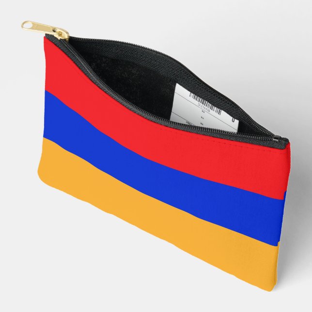 Armenia flag accessory pouch (Open)