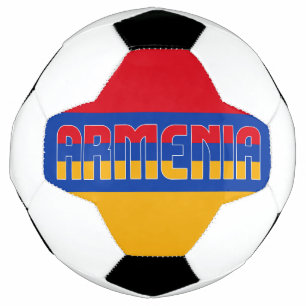 Armenia Flag Adorable Patriotic Soccer Ball