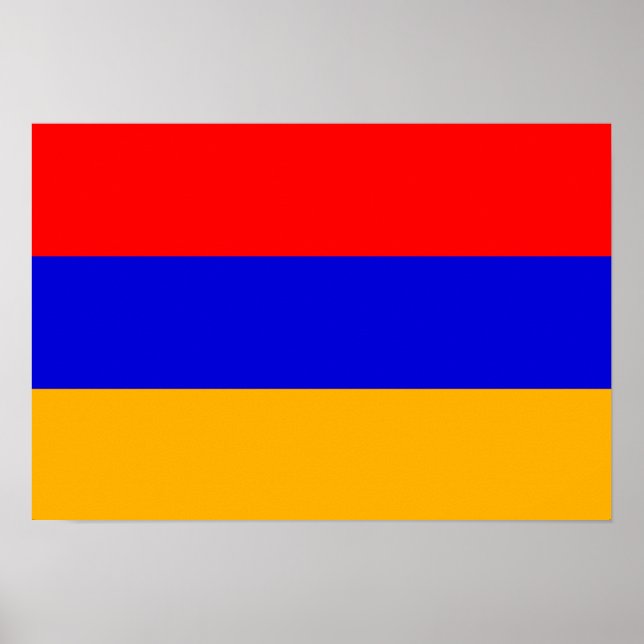 Armenia Flag; Armenian Poster (Front)