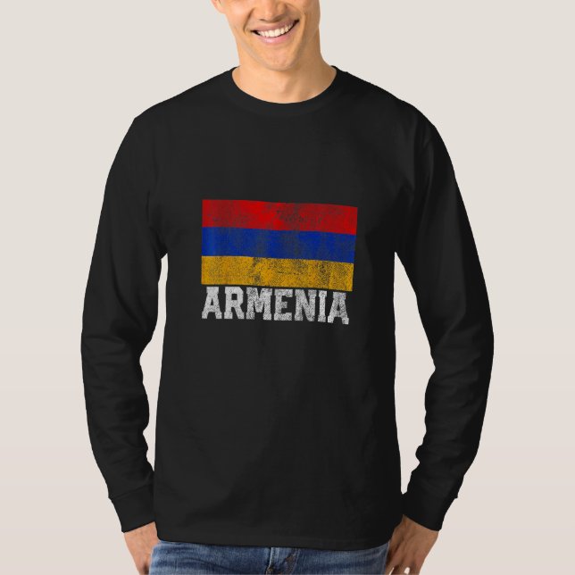 Armenia Flag  Armenian T-Shirt (Front)