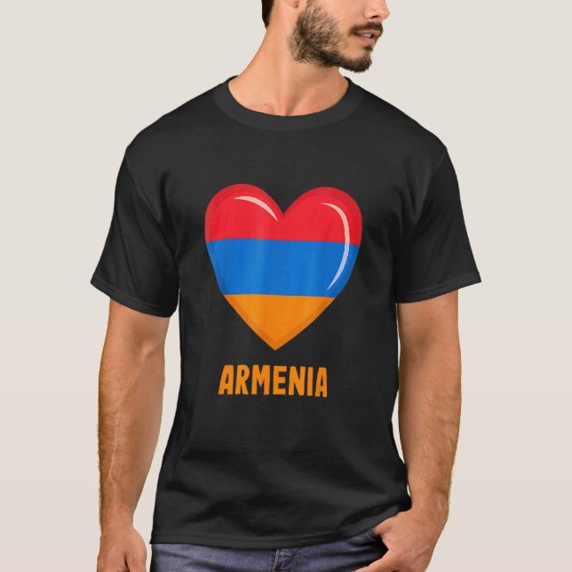 Armenia Flag   Armenian T-Shirt (Front)