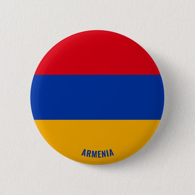Armenia Flag Charming Patriotic 6 Cm Round Badge (Front)