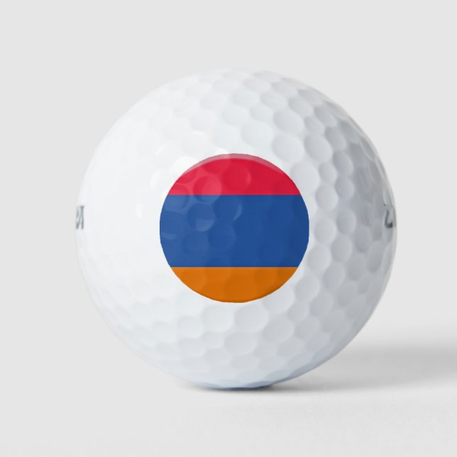 Armenia flag golf balls (Front)