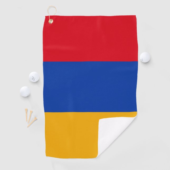 Armenia Flag Golf Towel (InSitu)