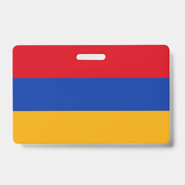 Armenia Flag ID Badge (Front)
