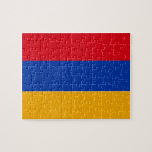 Armenia Flag Jigsaw Puzzle (Horizontal)