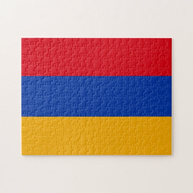 Armenia Flag Jigsaw Puzzle (Horizontal)