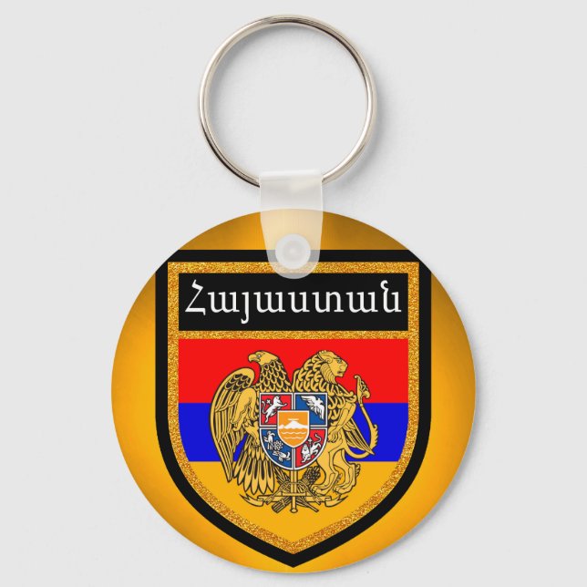 Armenia Flag Key Ring (Front)