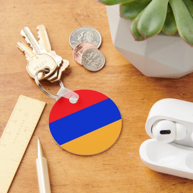 Armenia flag key ring (Desk)