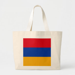 Armenia Flag Large Tote Bag