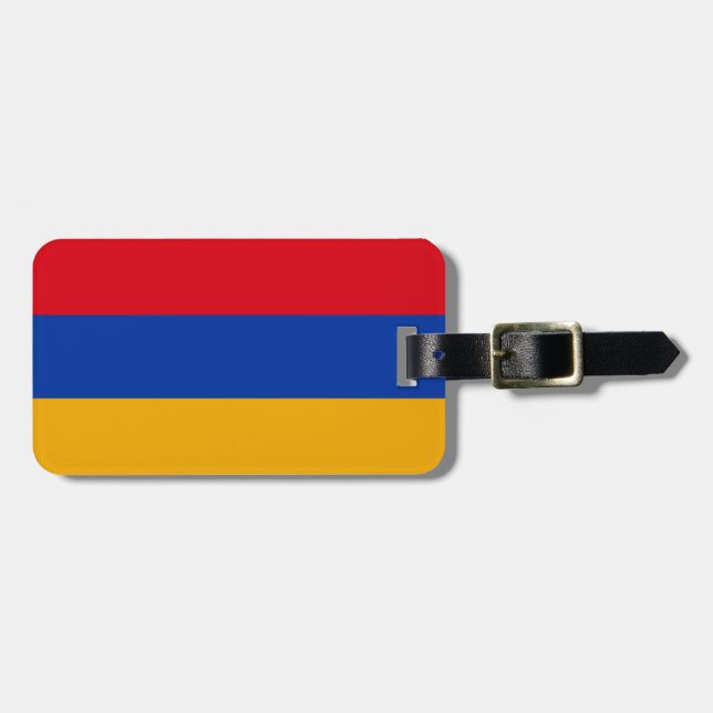Armenia Flag Luggage Tag (Front Horizontal)
