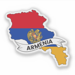 Armenia Flag Map