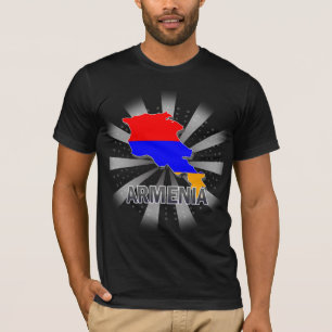 Armenia Flag Map 2.0 T-Shirt