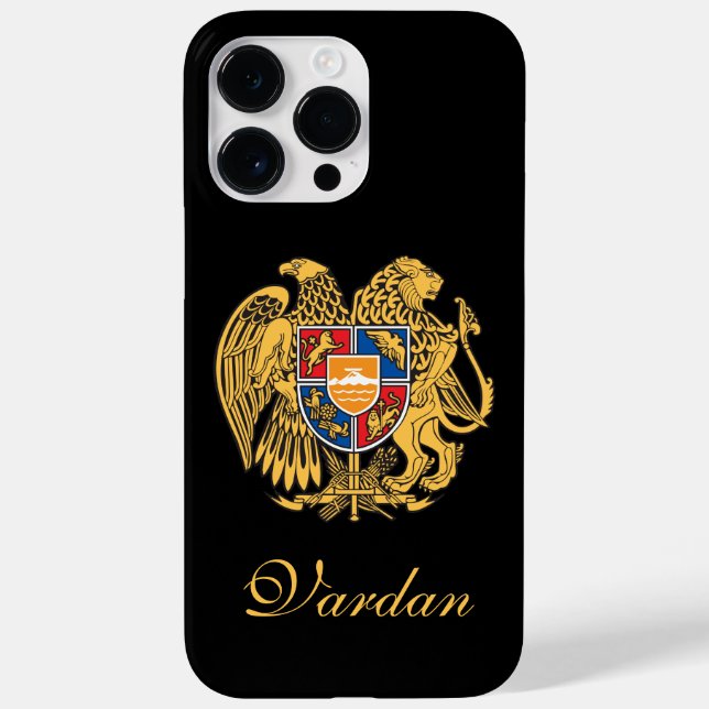 Armenia Flag Personalised Case-Mate iPhone Case (Back)