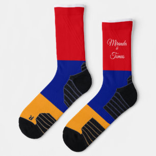 Armenia Flag Personalised Socks