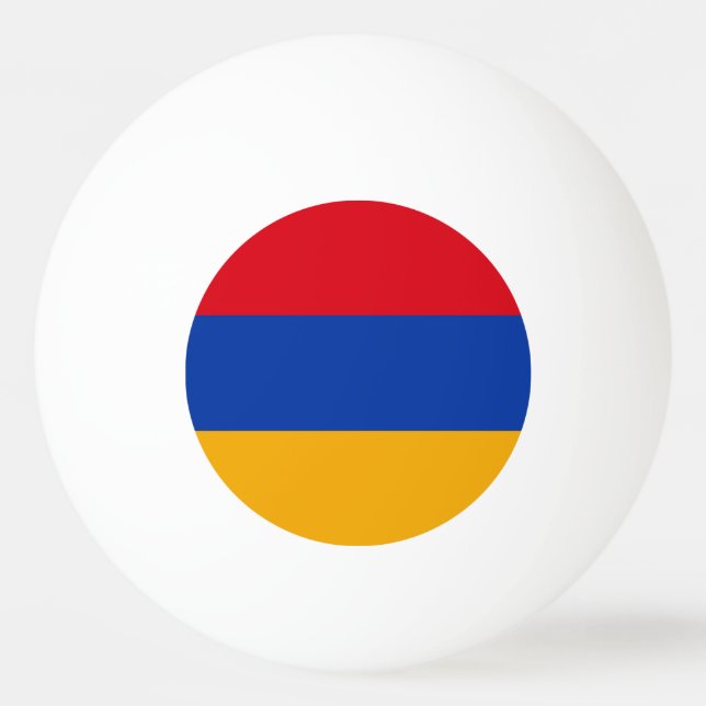 Armenia Flag Ping Pong Ball (Front)
