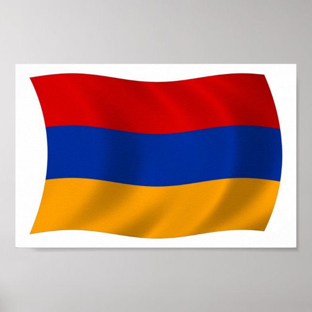 Armenia Flag Poster Print (Front)