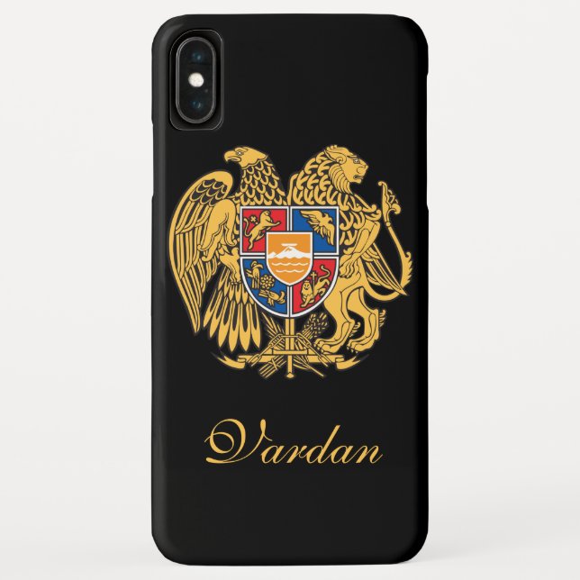 Armenia Flag - proud to be Armenian Case-Mate iPhone Case (Back)