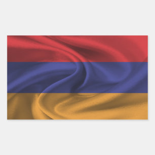 Armenia Flag Rectangular Sticker