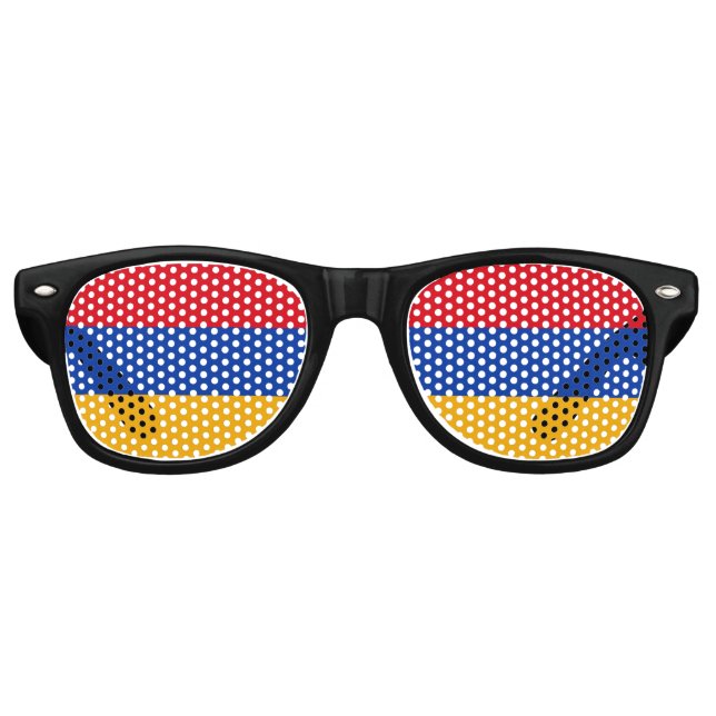Armenia Flag Retro Sunglasses (Front)