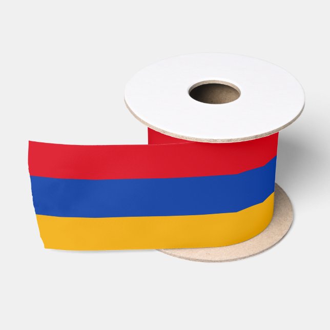 Armenia Flag Satin Ribbon (Spool)