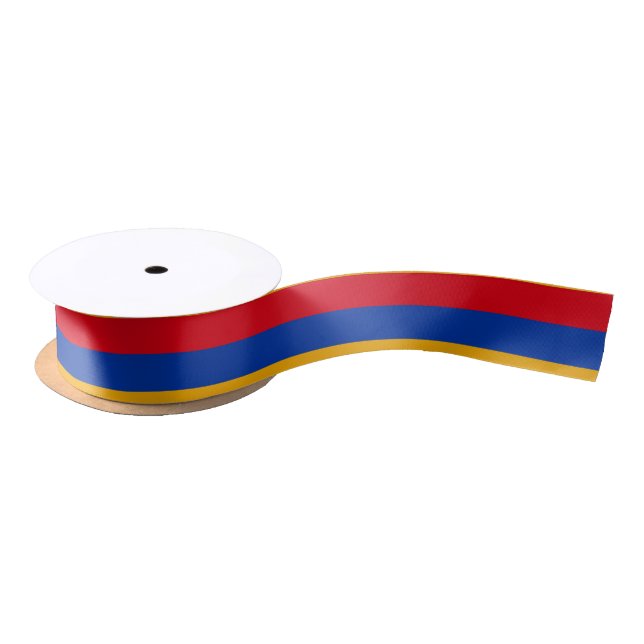 Armenia Flag Satin Ribbon (Spool)