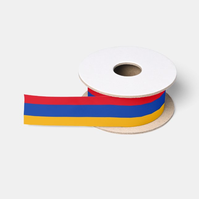 Armenia Flag Satin Ribbon (Spool)