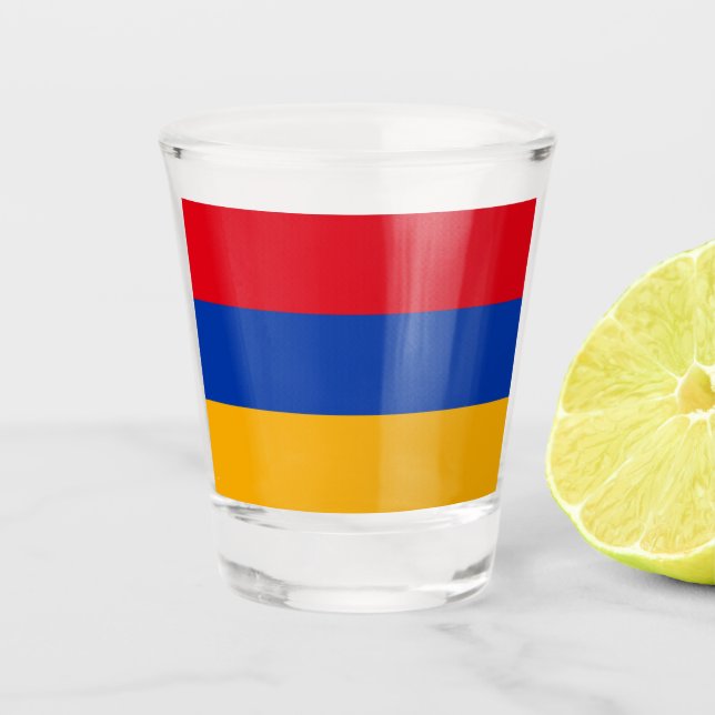 Armenia Flag Shot Glass (Front)