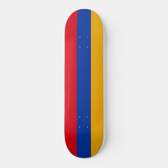 Armenia Flag Skateboard (Front)