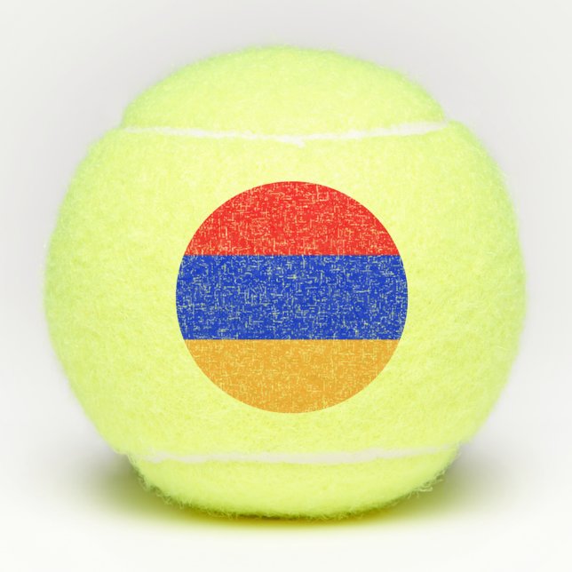 Armenia flag tennis balls (Front)