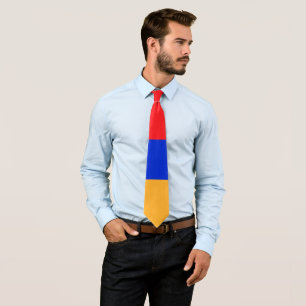 Armenia flag tie