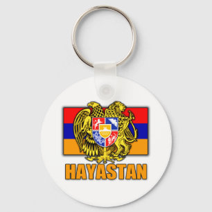 Armenia Hayastan Coat of Arms Key Ring